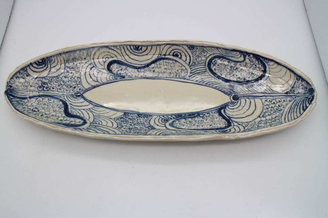 #美濃蔵★メルカリSHOP開設★１名限定販売★宗山窯安南紋楕円大皿