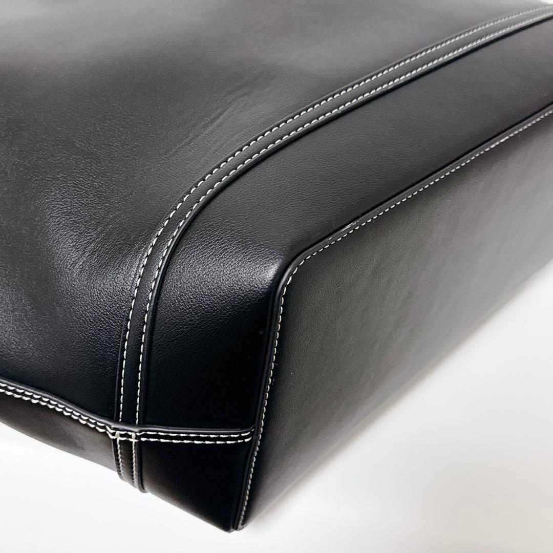 【人気商品】vasic mask ラージサイズ　トートバッグ レザー　ブラック