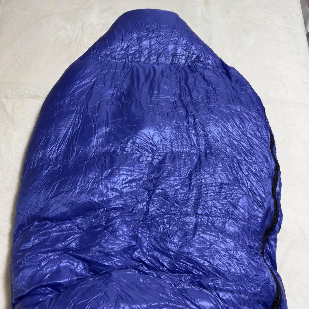 美品NANGA ダウンシュラフ760FP寝袋810DX レギュラーサイズ青