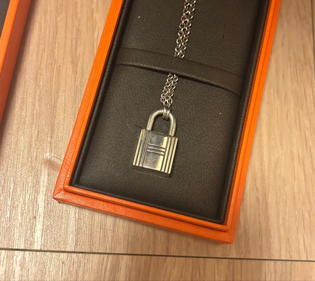 エルメス　カデナ　ネックレス　シルバー