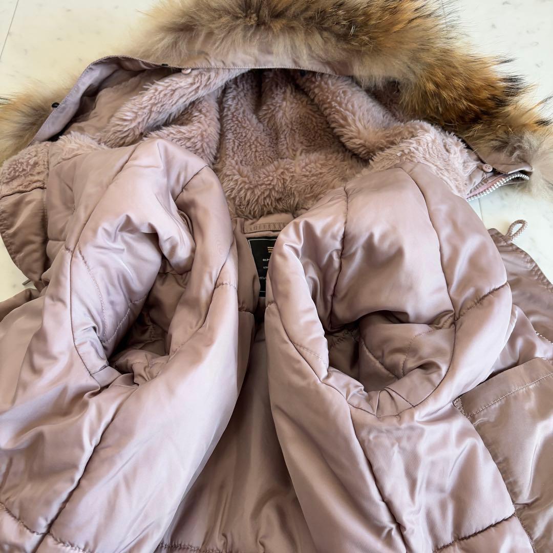 希少カラー✨ アルファ N-3B フライトジャケット ラクーンファー L ピンク