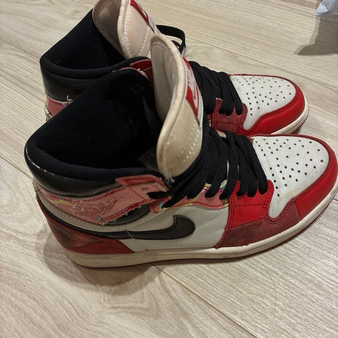 Nike Air Jordan 1 ハイカット スニーカー レッドスパイダーマン