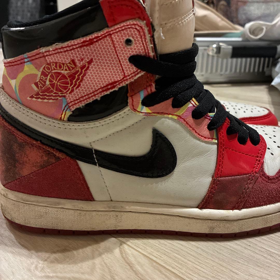 Nike Air Jordan 1 ハイカット スニーカー レッドスパイダーマン
