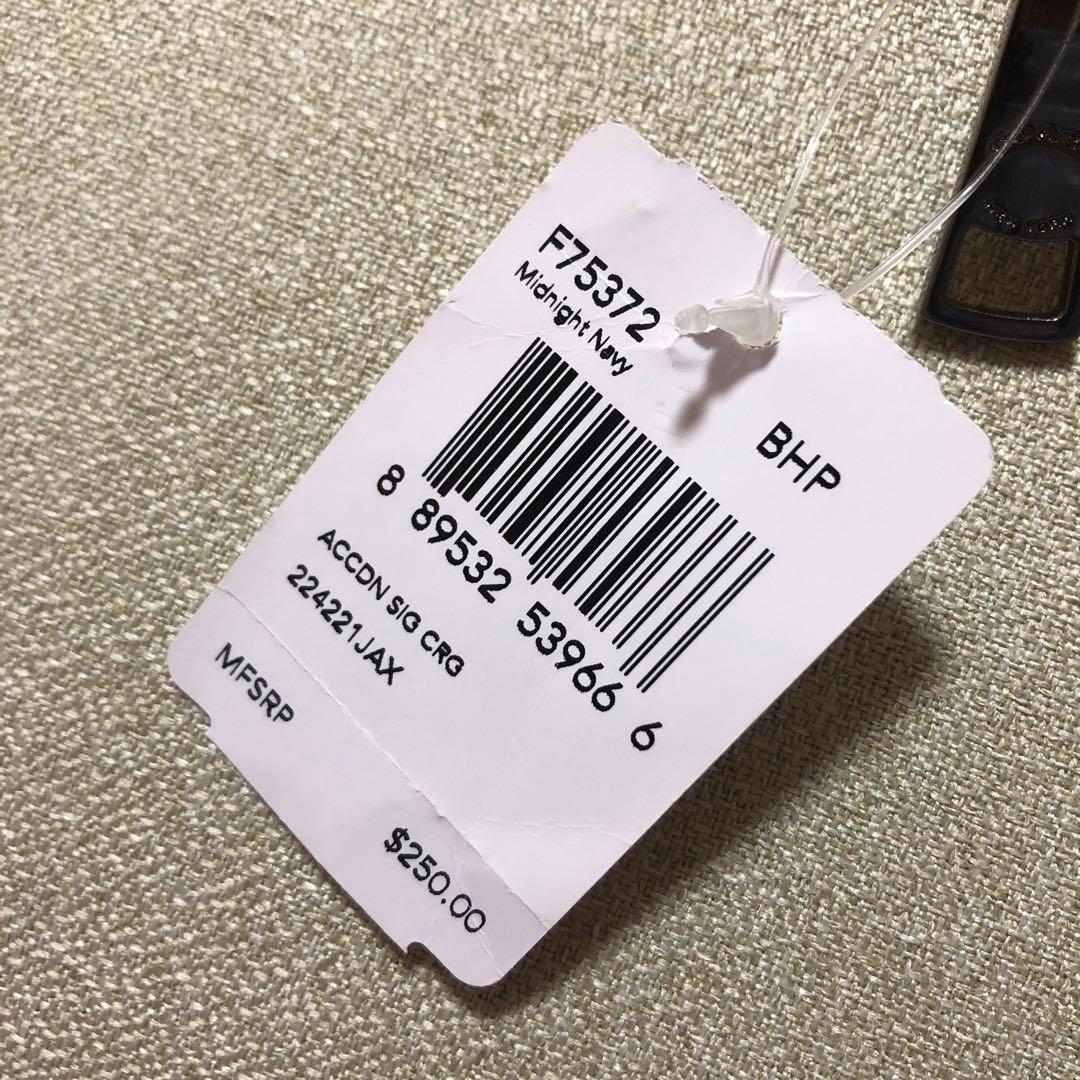 【新品】COACH コーチ メンズ アコーディオン シグネチャー レザー 長財布