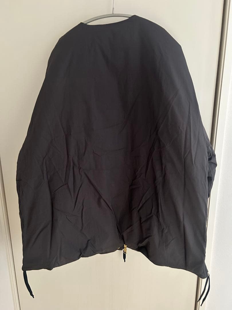 美品　ピュアルセシン　フレンチダックダウンサイドジップジャケット スミクロ