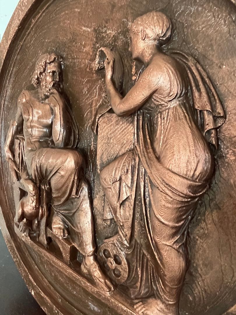 ギリシャ神話 ゼウスとネメシス像 41cm(Zeus and Nemesis)