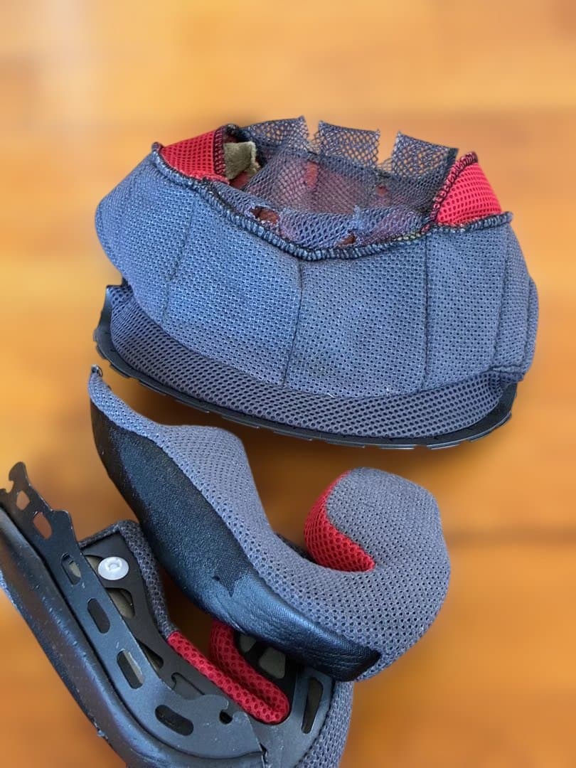 SHOEI ハーフフェイスヘルメット 黒/赤 グラフィック