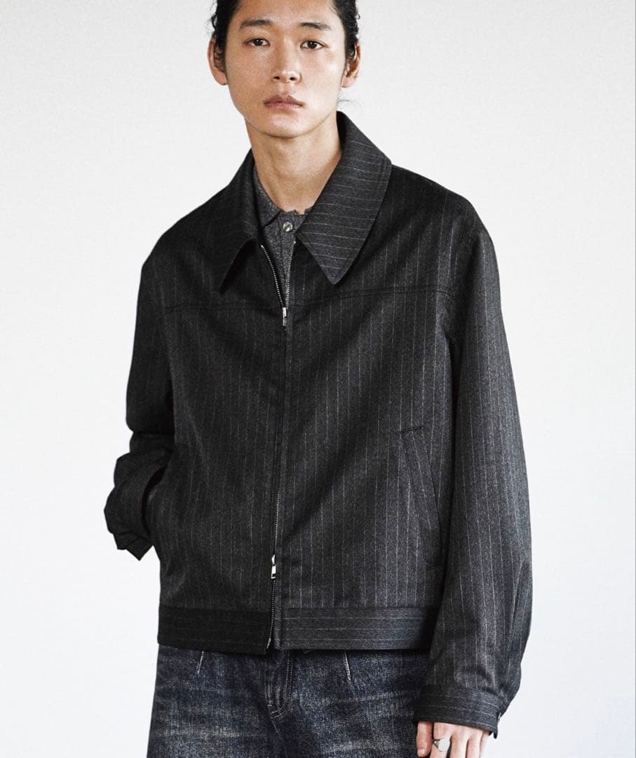 TECH WOOL GABARDINE ZIP BLOUSON Sサイズ