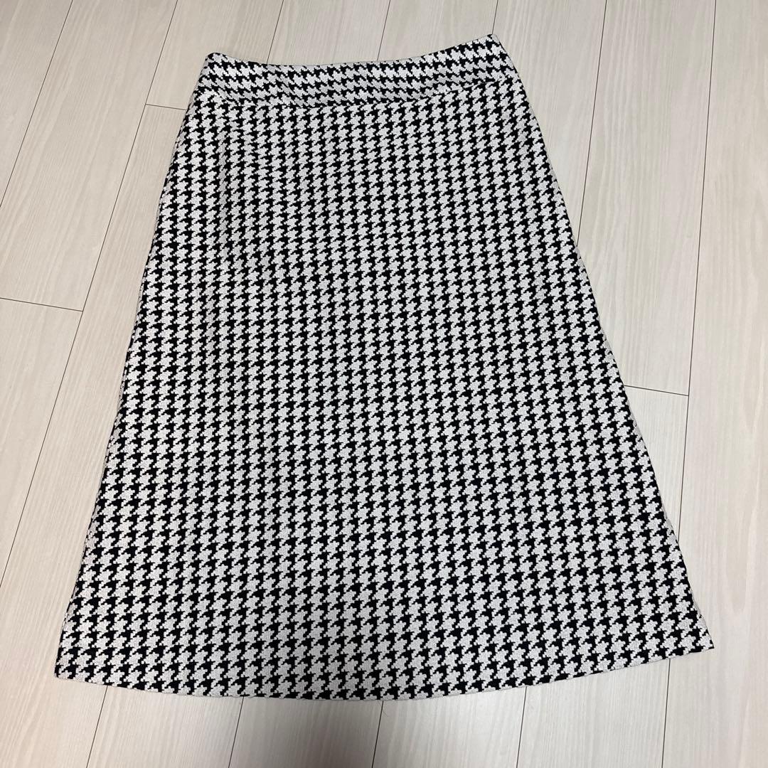 新品未使用　アンタントル　クラシックチドリ Aラインスカート 42サイズ