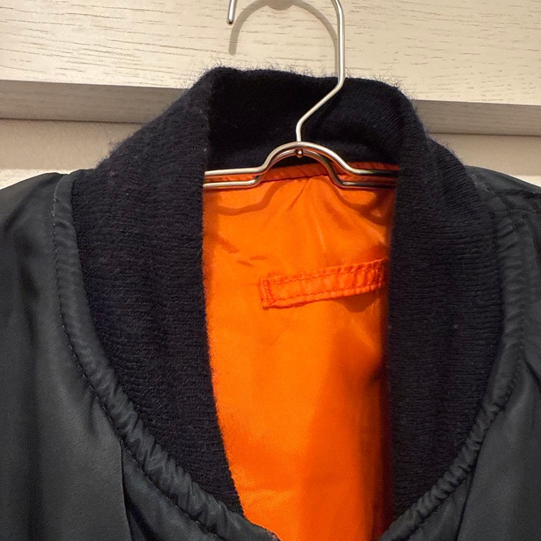 アルファ ALPHA MA-1 ネイビー アメリカ製 L