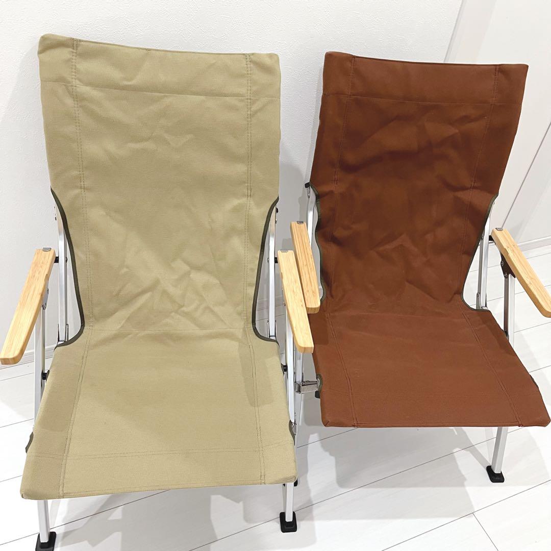  Peak スノーピーク ローチェア30 ブラウン カーキ 2脚セット