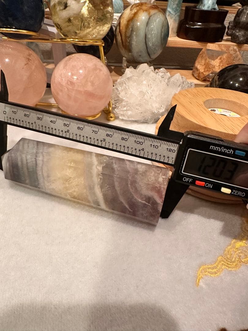 フローライトポイント♡キャンディーフローライト六角柱A