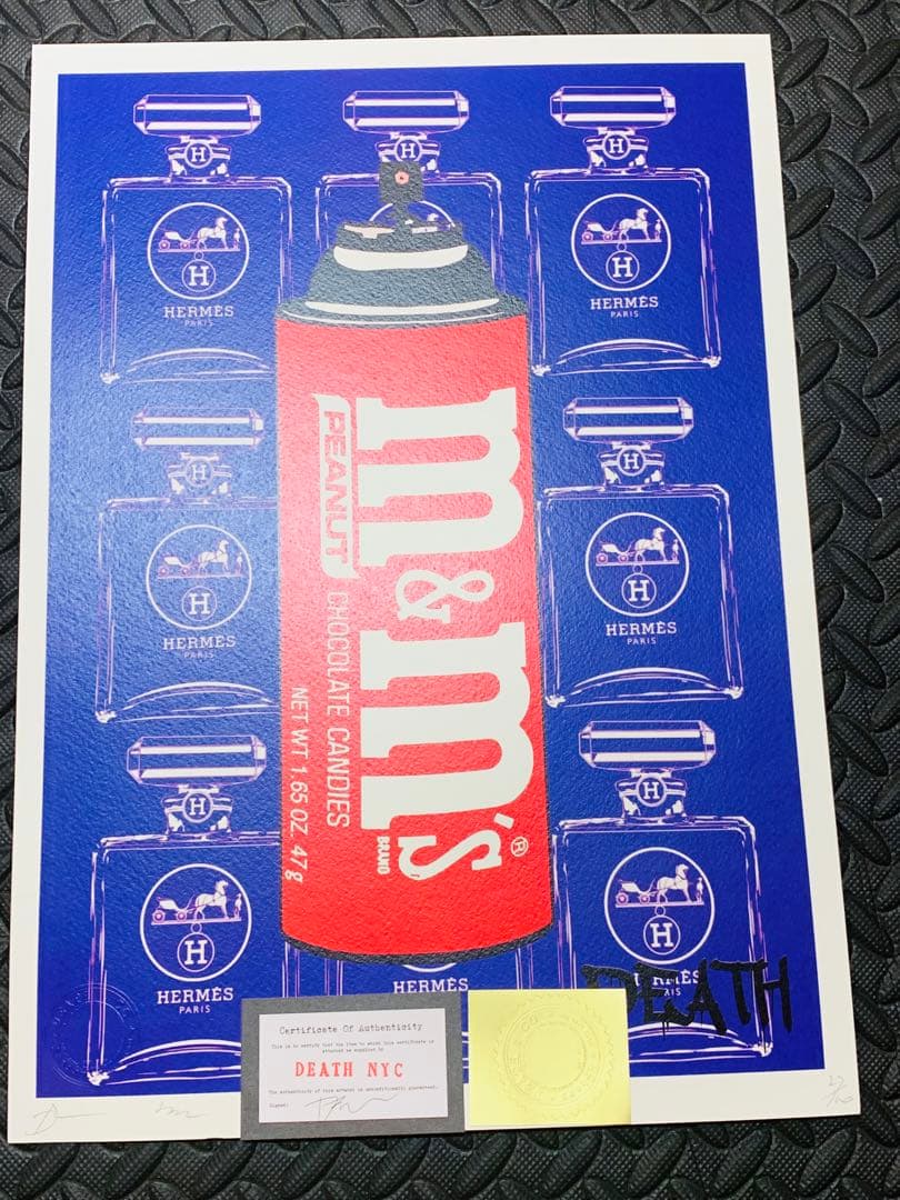 売約済！限定品 正規品DEATH NYC ポップアート m&m エルメス