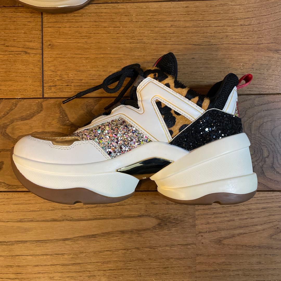 MICHAEL KORS OLYMPIA 厚底スニーカー　24cm