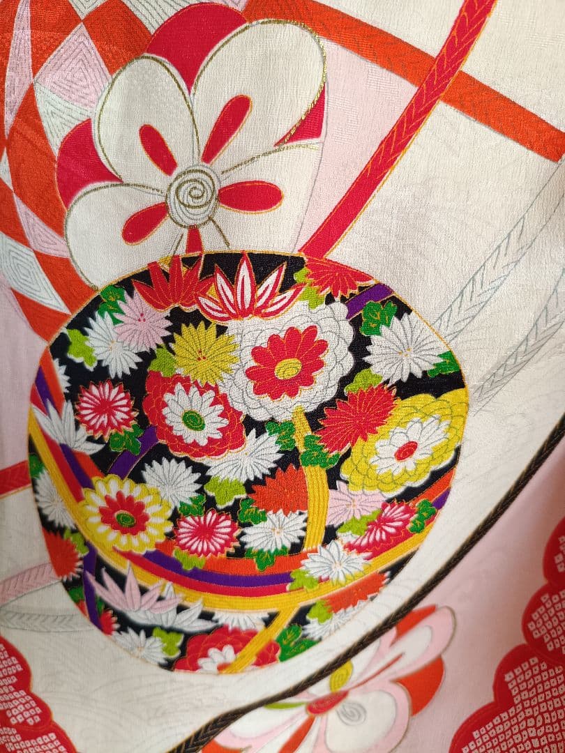 専用です　　アンティークベビーピンクの着物２着