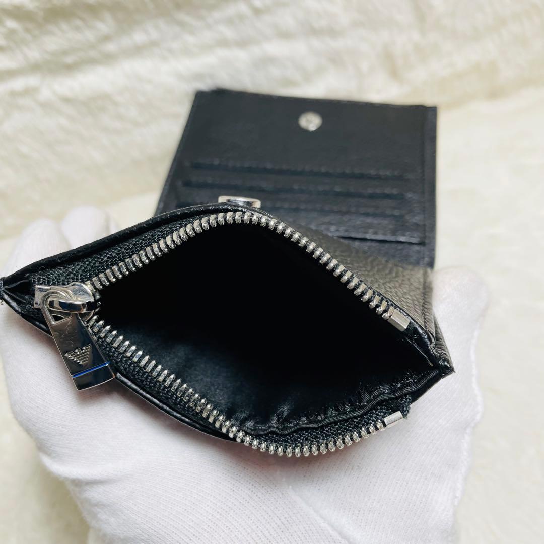 新品未使用EMPORIO ARMANI レザーウォレット 付属品完備 正規品