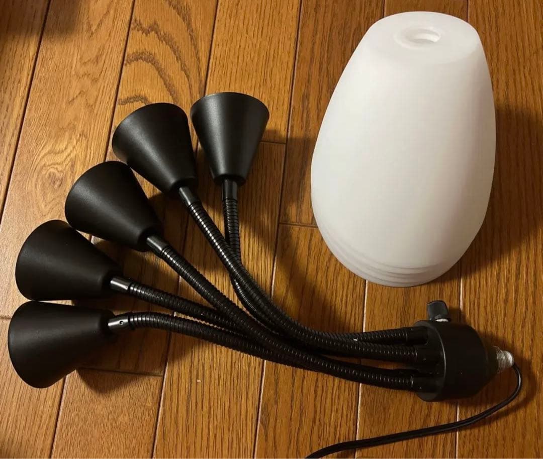 メデューサ フロアランプ アクリルシェードつき ホワイト (Black)