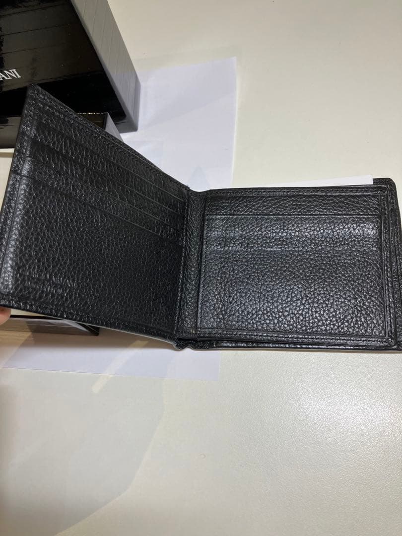 808　アルマーニ　GIORGIO ARMANI 財布 本革 二つ折り