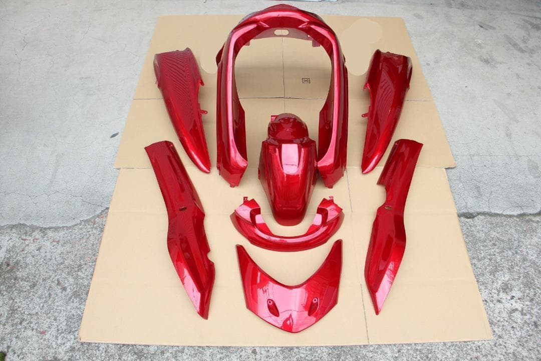 マジェスティ250C SG03J 外装 8点セットカウル 赤