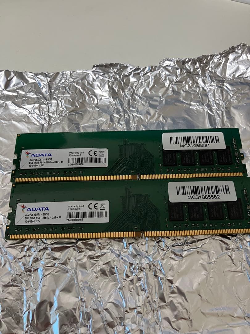 Intel Core i7-10700 + 16GB DDR4メモリ