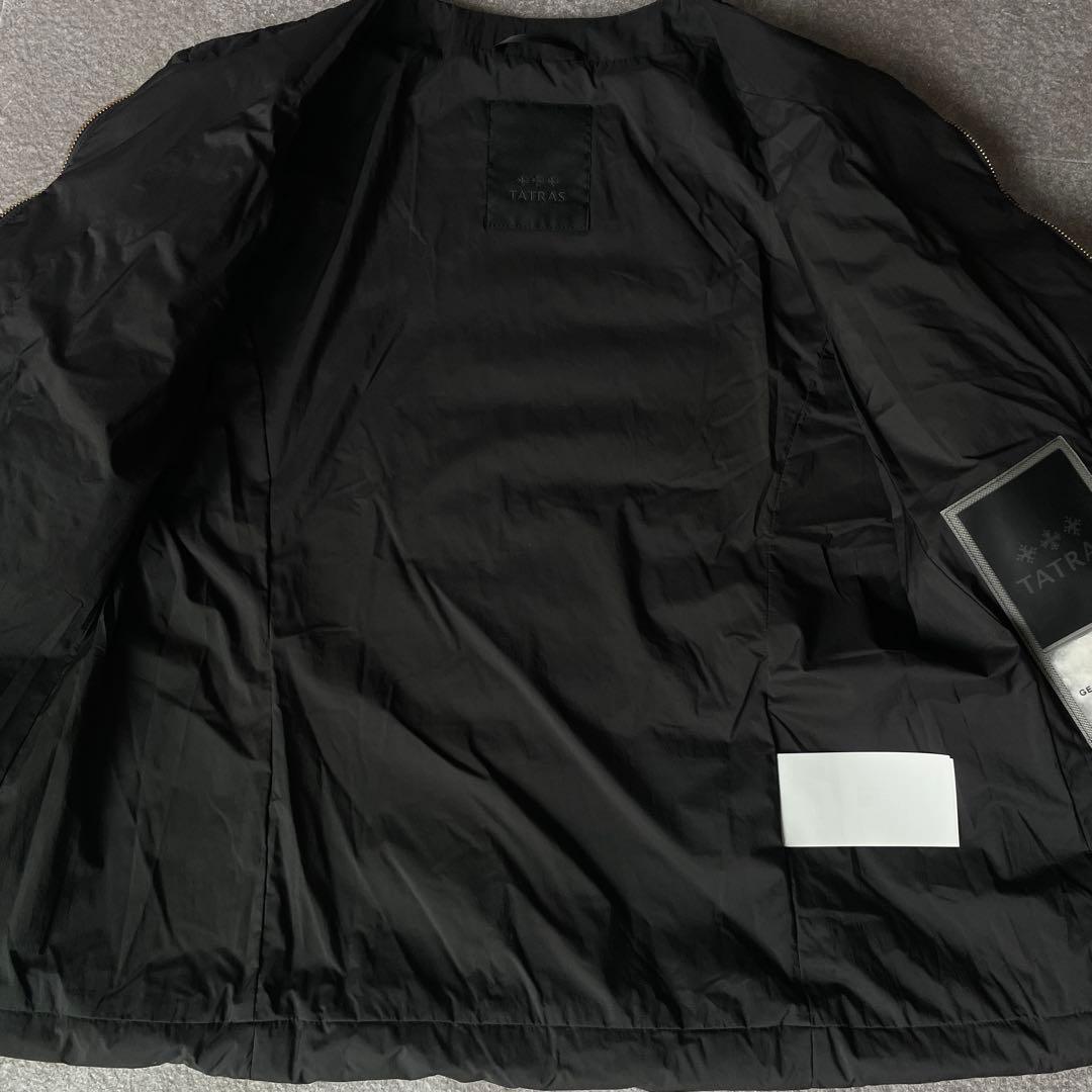 【極美品】タトラス NOKO ノーカラー　ダウンジャケット　ダークグレー　3