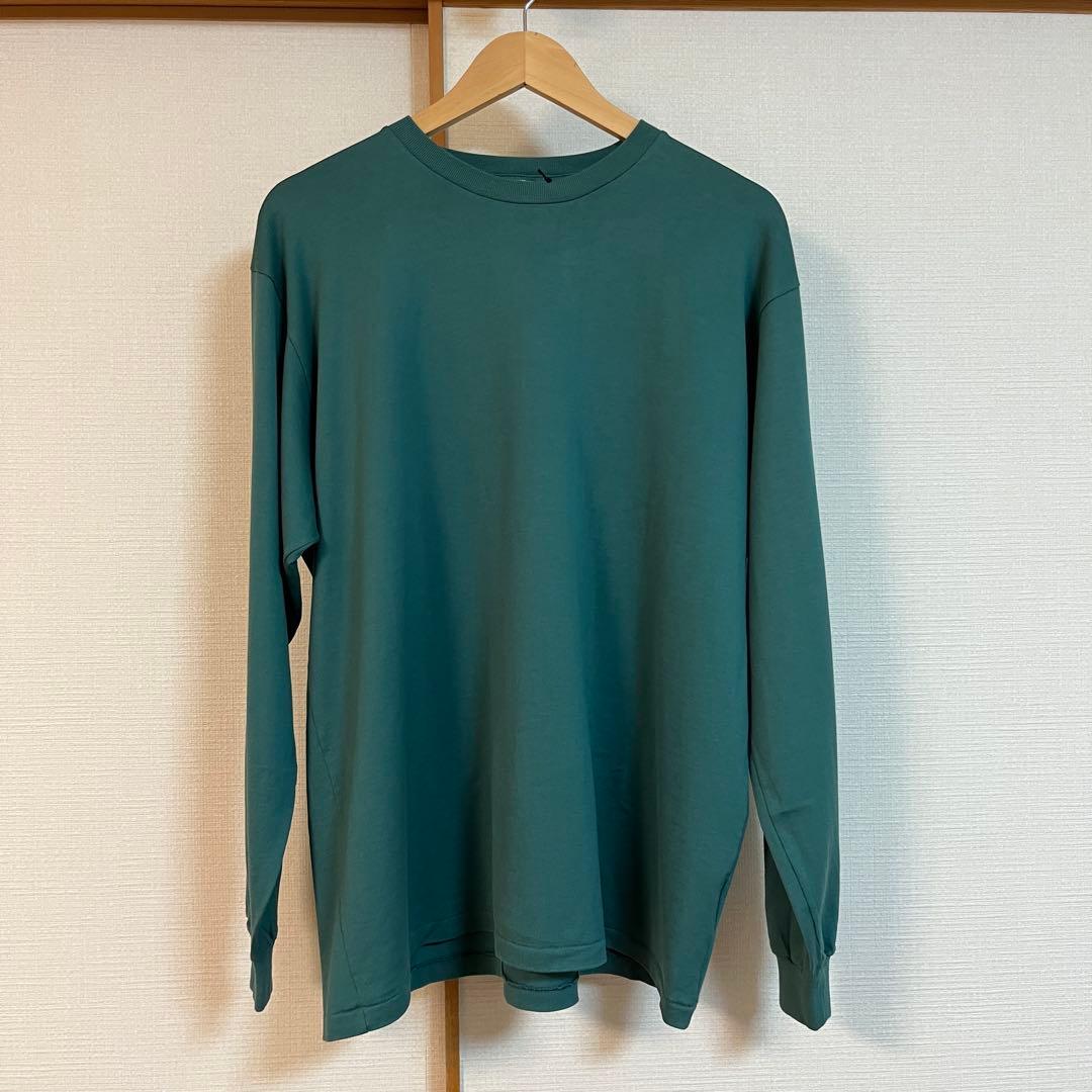 トップス AURALEE LUSTER PLAITING L/S TEE