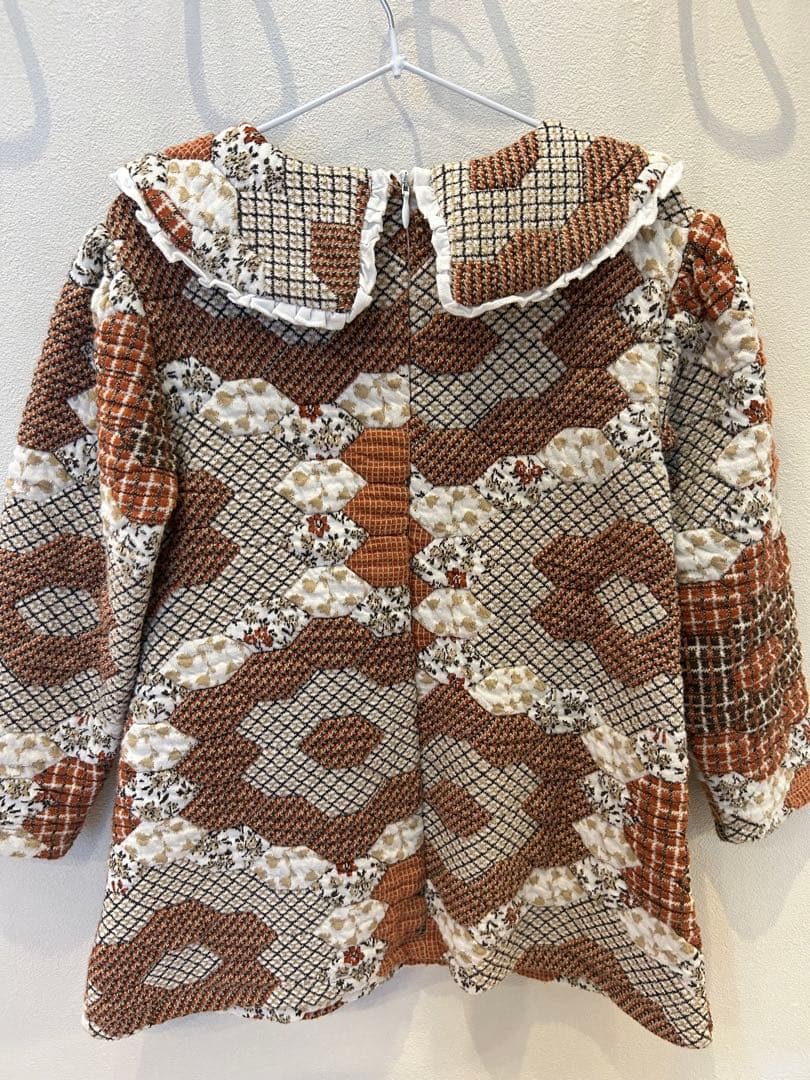 FISH & KIDS パッチワークワンピース