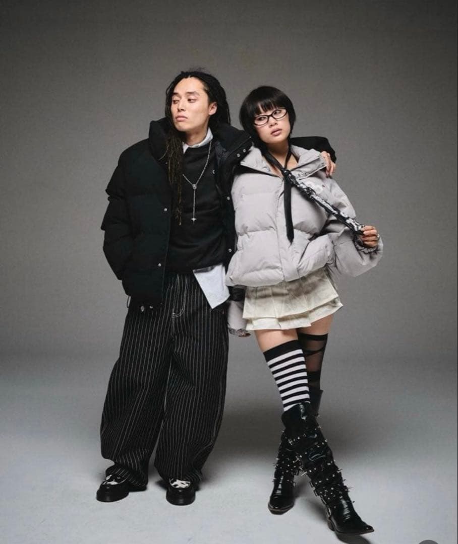 ジャケット・アウター 9090 90Logo Rich Puffer Jacket