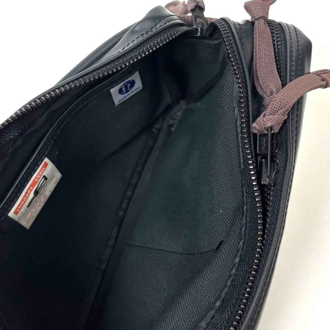 【美品】Porter 吉田カバン LUGGAGE LABEL 赤バッテン