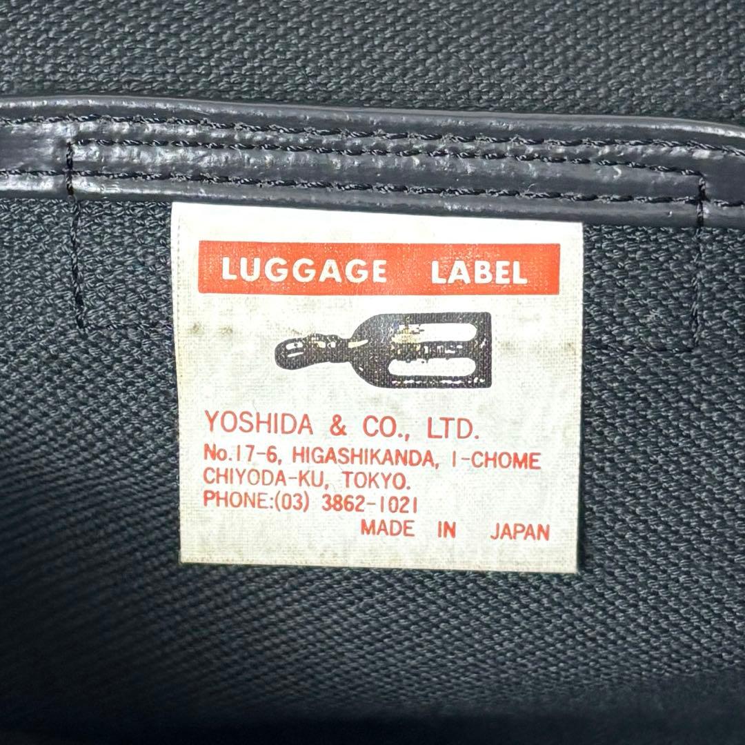 【美品】Porter 吉田カバン LUGGAGE LABEL 赤バッテン