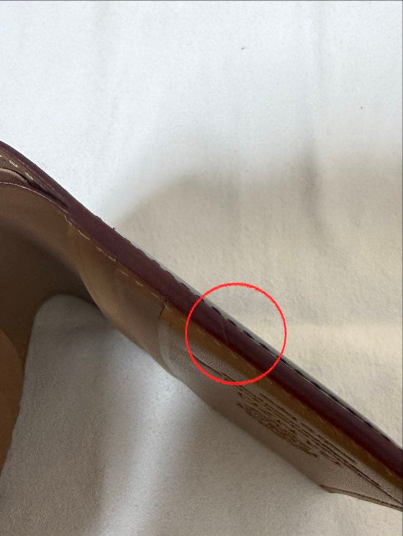 【美品】GANZO コードバン BOX小銭入れ付きコンパクト札入れ　ネイビー