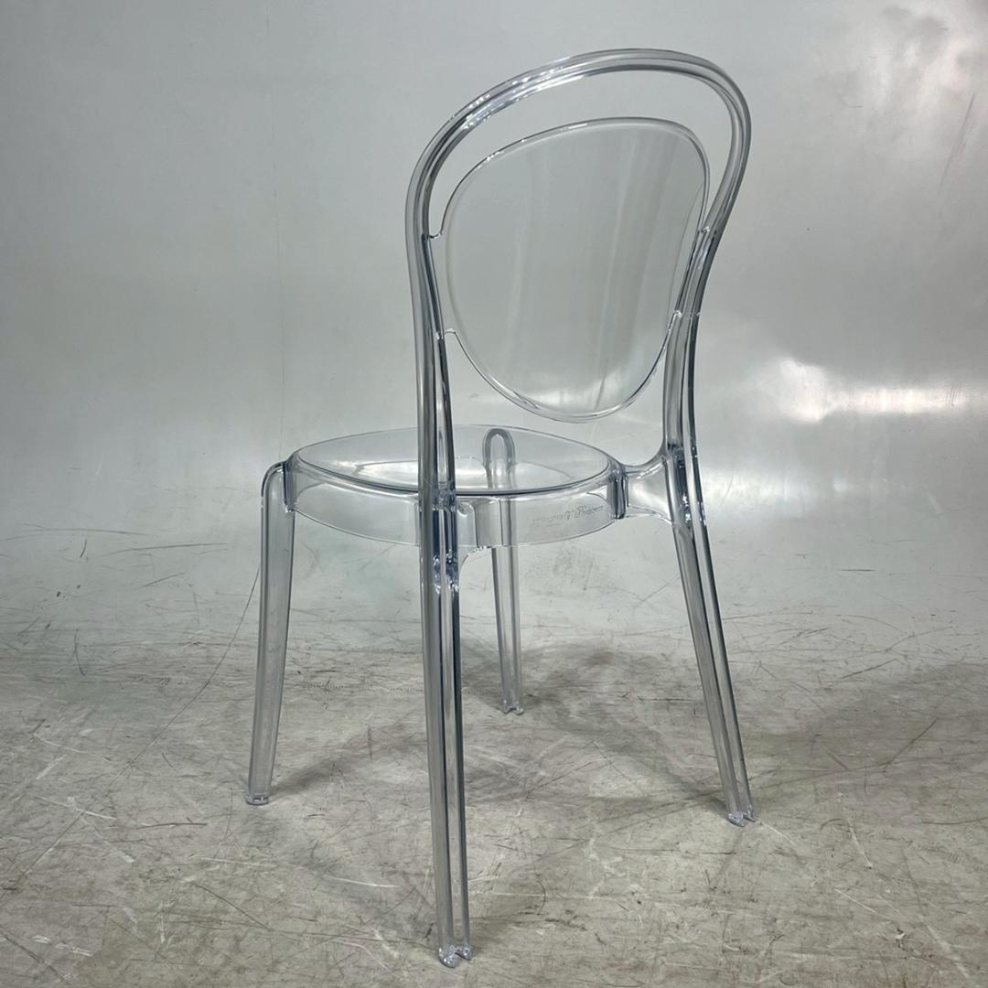 Calligaris カリガリス パリジェンヌ ダイニングチェア クリア 透明