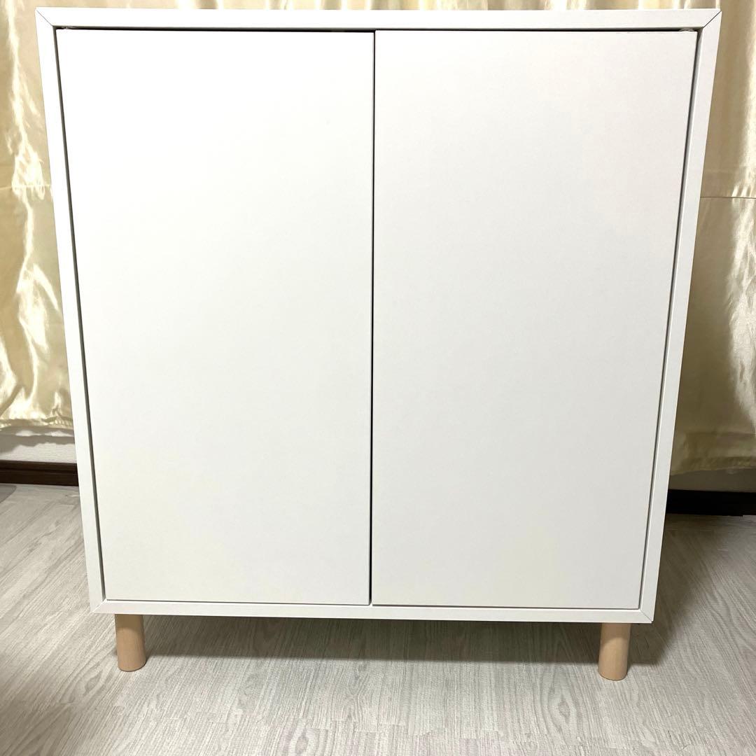 ご注意点あり【完成品】IKEA EKET エーケト キャビネット　ホワイト