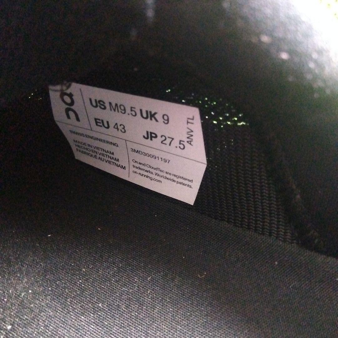 オン スニーカー On cloudeclipse クラウドエクリプス 美品