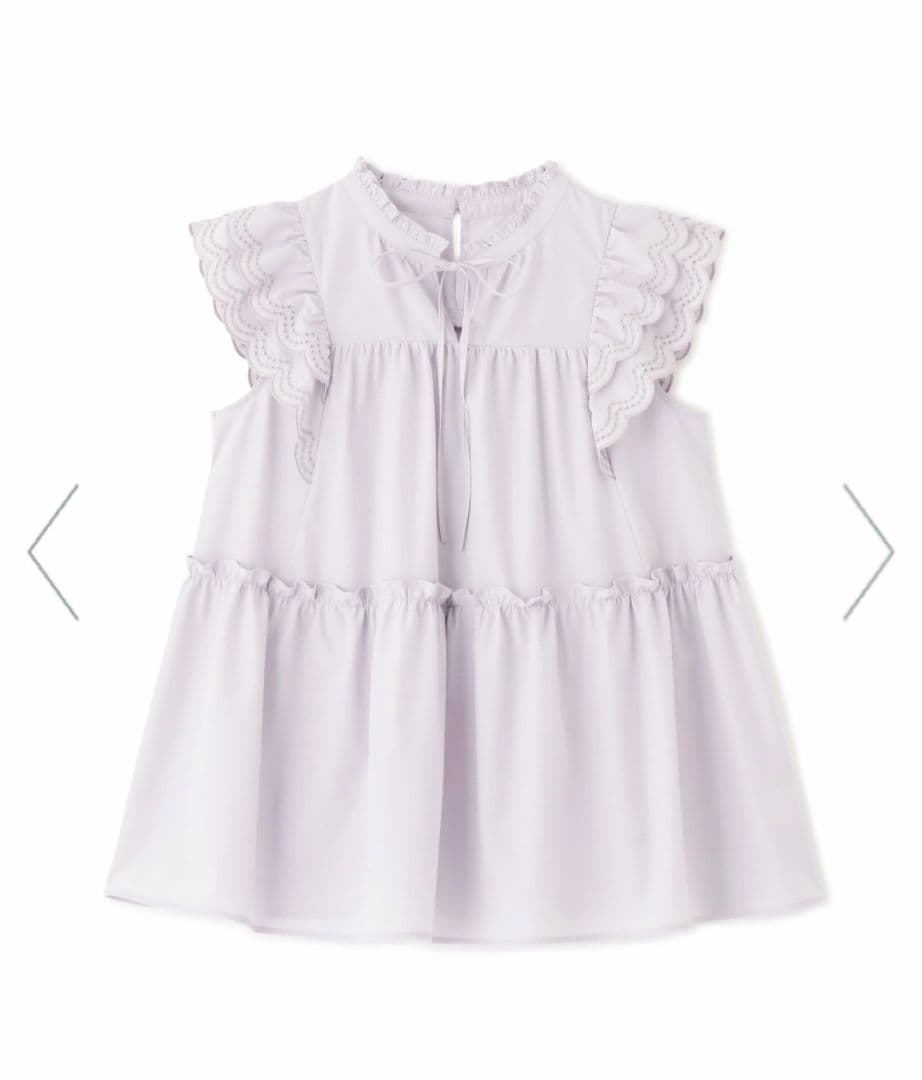 ジルバイジルスチュアート カットワークティアードチュニック