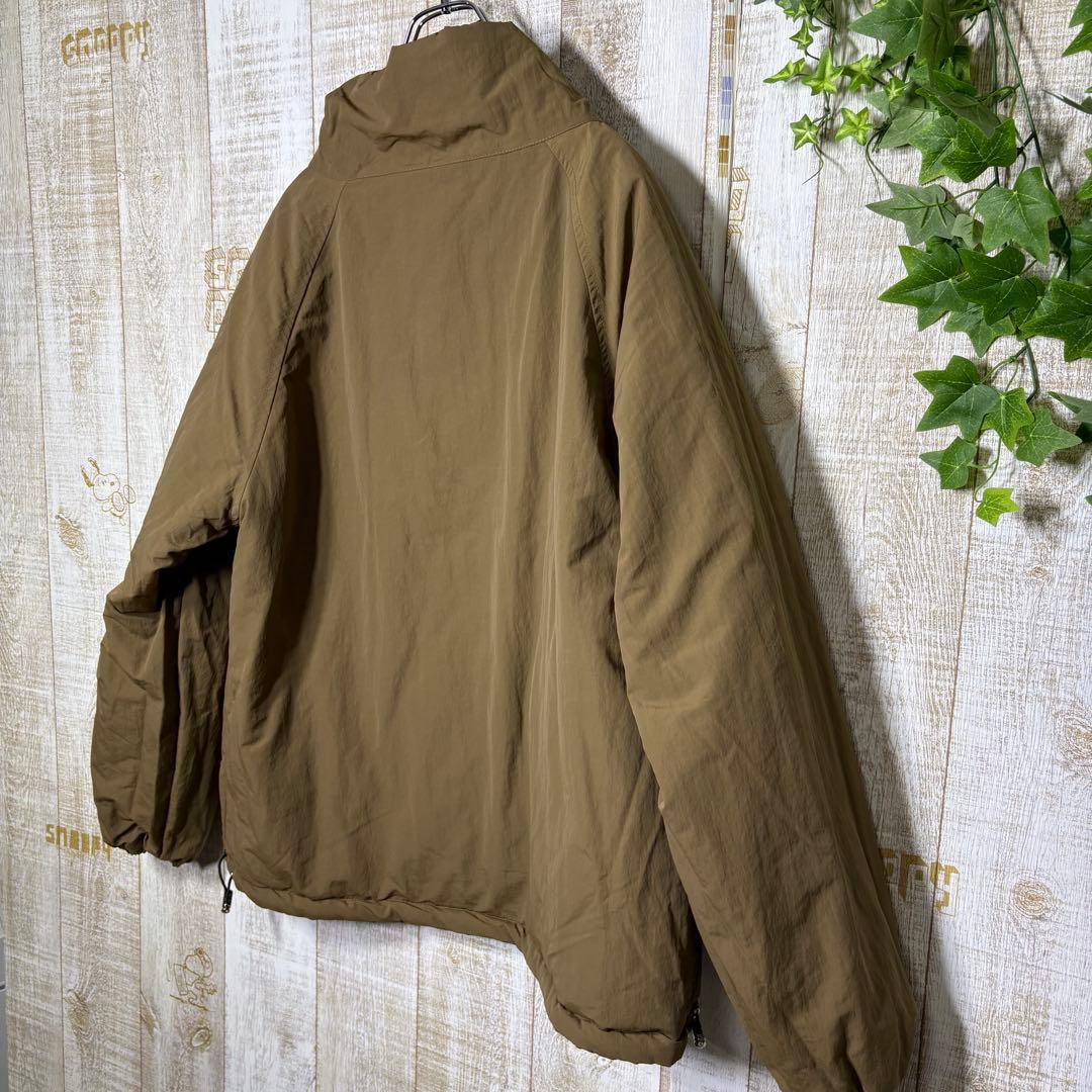 タグ付き　新品未使用品　カスタネ　チェック中綿リバーシブルアウター　ブラウン　M