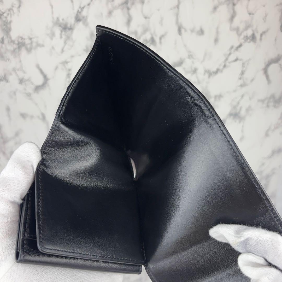 114 CELINE トリオンフ　スモールトリフォールドウォレット三つ折り財布