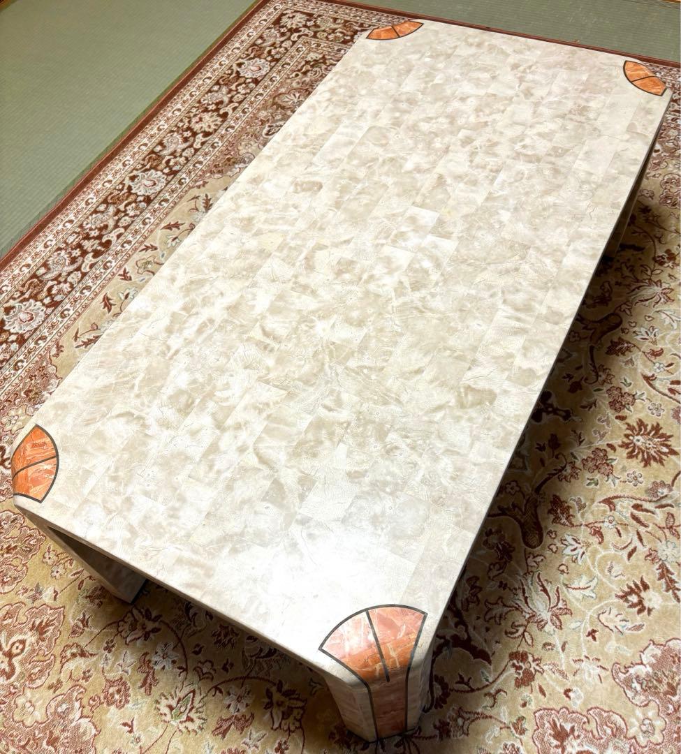 テーブル ヨーロッパ 大理石 ローテーブル