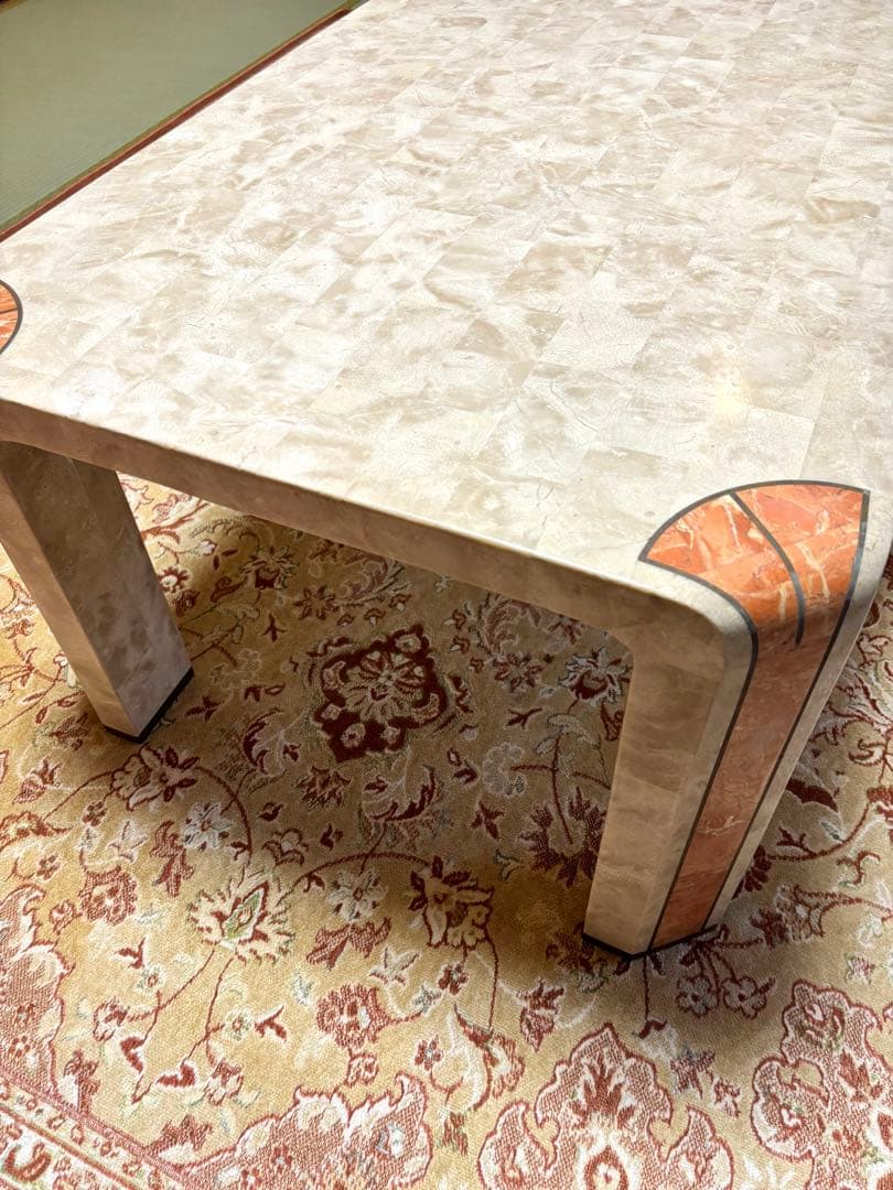 テーブル ヨーロッパ 大理石 ローテーブル