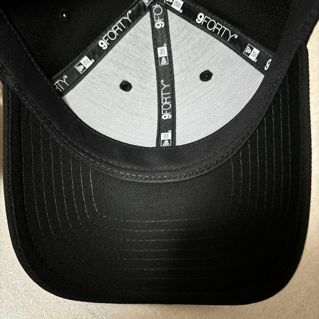 【新品】9FORTY ラインストーン クラシック　ロゴ ブラック