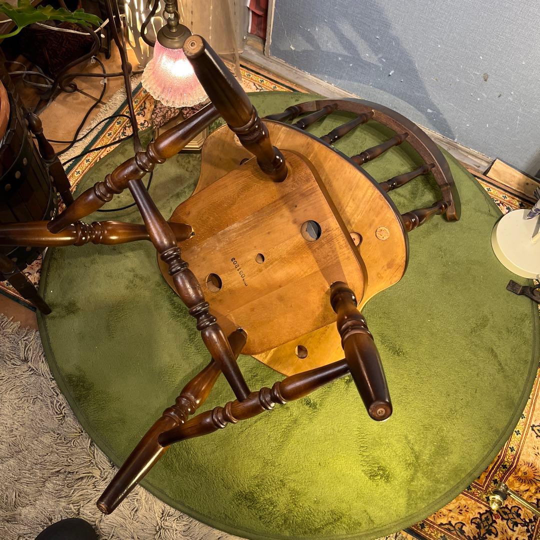 美品　80’s ヴィンテージ ３６０度回転　スピンドルチェア