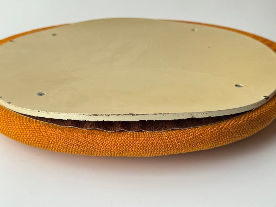 オールドカリモク 円形スツール 椅子 当時物 昭和レトロ ミッドセンチュリー