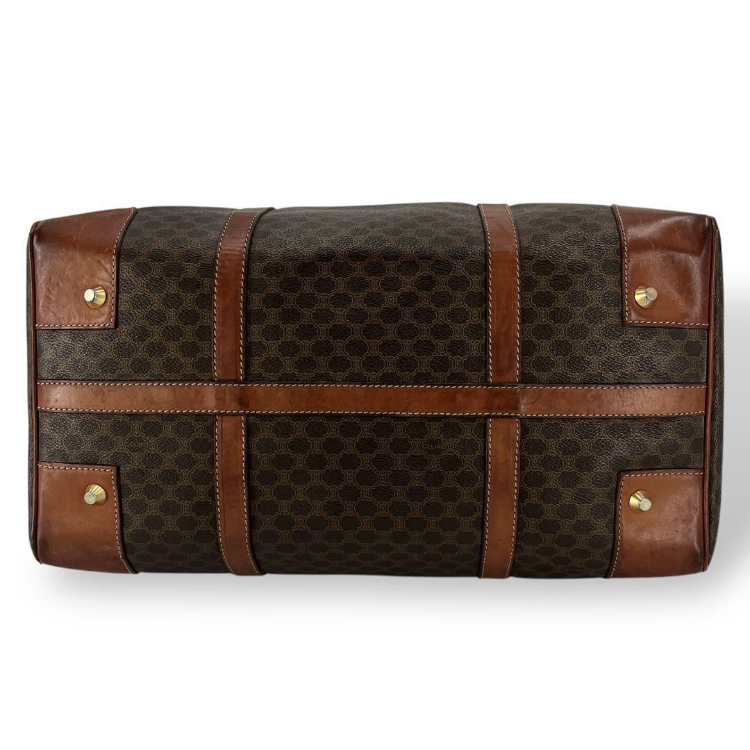 当時物　オールド　セリーヌ　ボストンバッグ　トリオンフ　マカダム柄　旅行バッグ