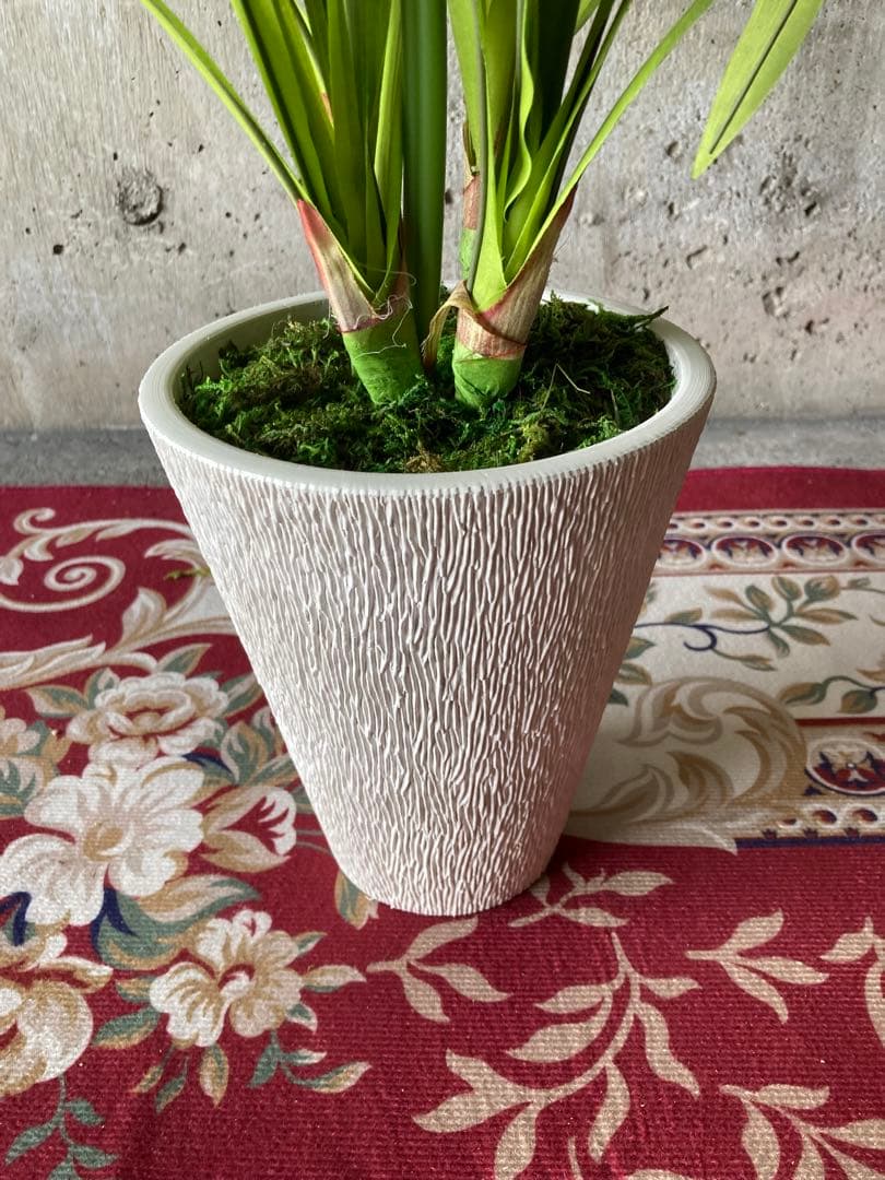 光触媒　人工観葉植物　ウォールグリーン　フェイクグリーン　ドラセナユッカ花付き