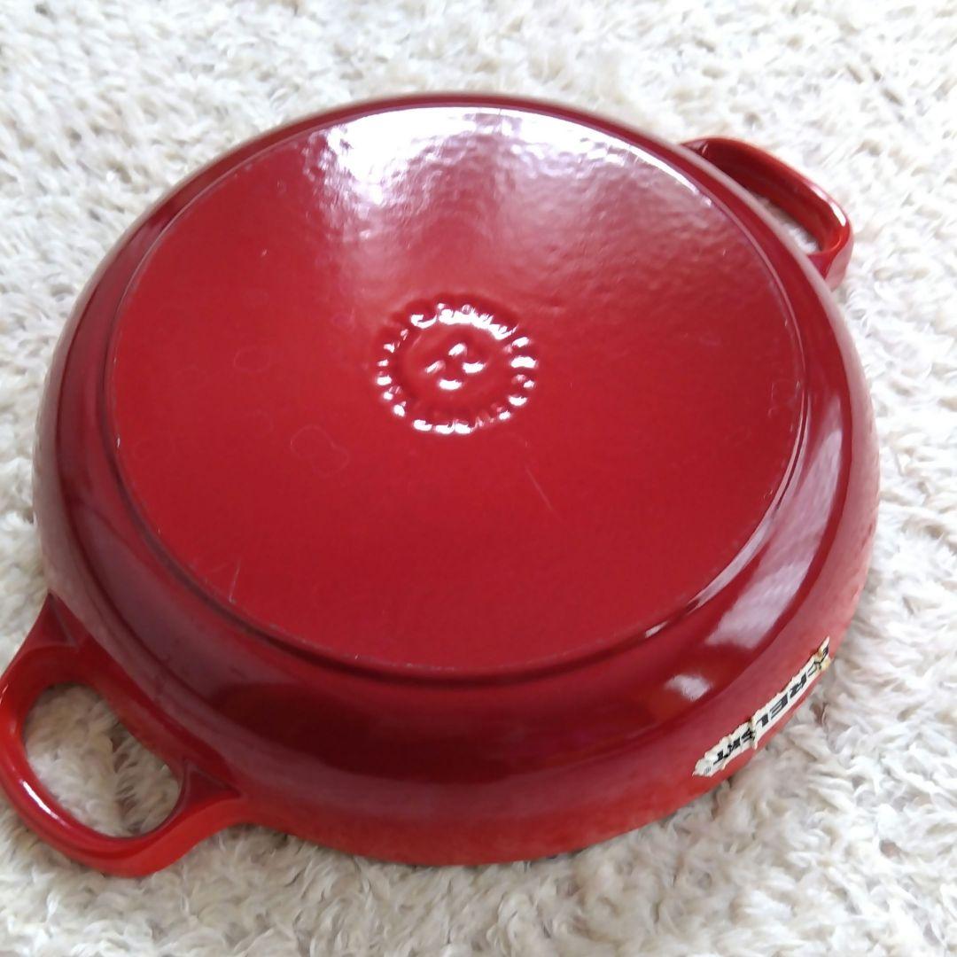 数回使用★ル・クルーゼ ビュッフェキャセロール 22cm 両手鍋　ルクルーゼ