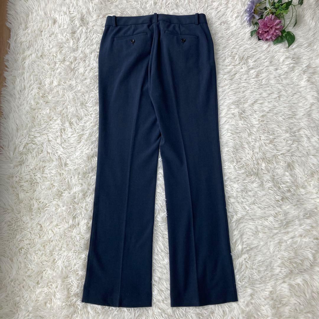 theory ノーカラージャケット パンツスーツ ネイビー セットアップ