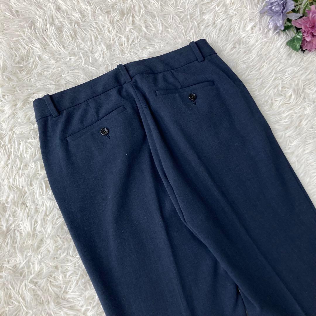 theory ノーカラージャケット パンツスーツ ネイビー セットアップ