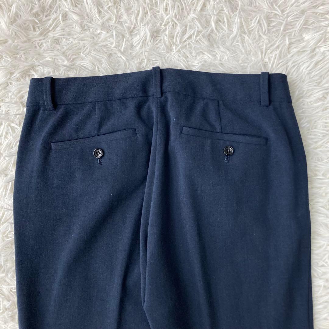 theory ノーカラージャケット パンツスーツ ネイビー セットアップ