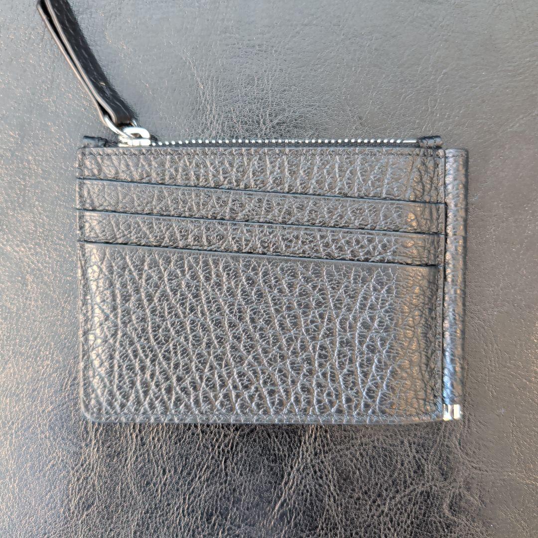 Maison Margiela マネークリップ レザー ウォレット ブラック