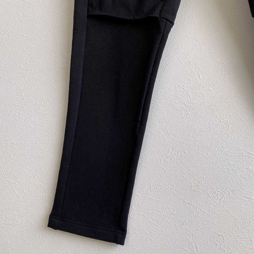 1PIU1UGUALE3 RELAX サークルロゴパデッドパンツ ブラック　M